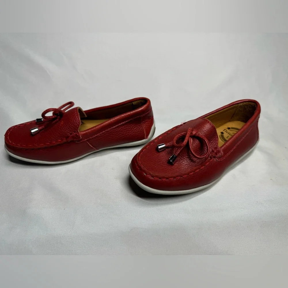 Driver Club USA Little Kids 10.5‎ Nantucket Red Nappa Loafer Narrow Fit
